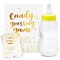 38 Pieces Big Bottle Baby Shower Game, Guess How Many Candies (Gold Foil Polka Dot Confetti, 11 in)